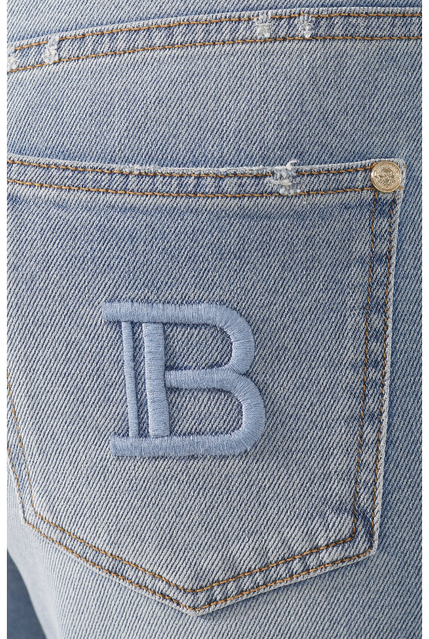 Balmain Women Jeans Regular Light Blue