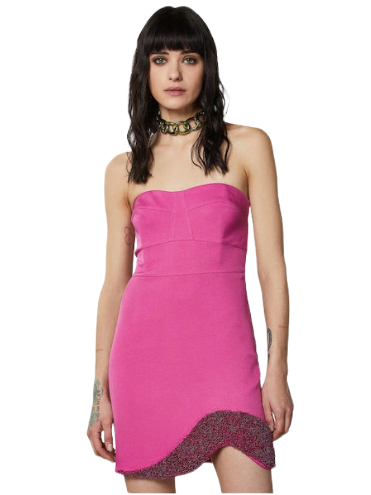 Patrizia Pepe Women Dress Fuchsia