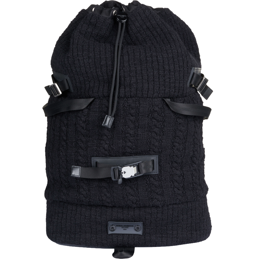 Dolce & Gabbana Women Backpack Knit Black