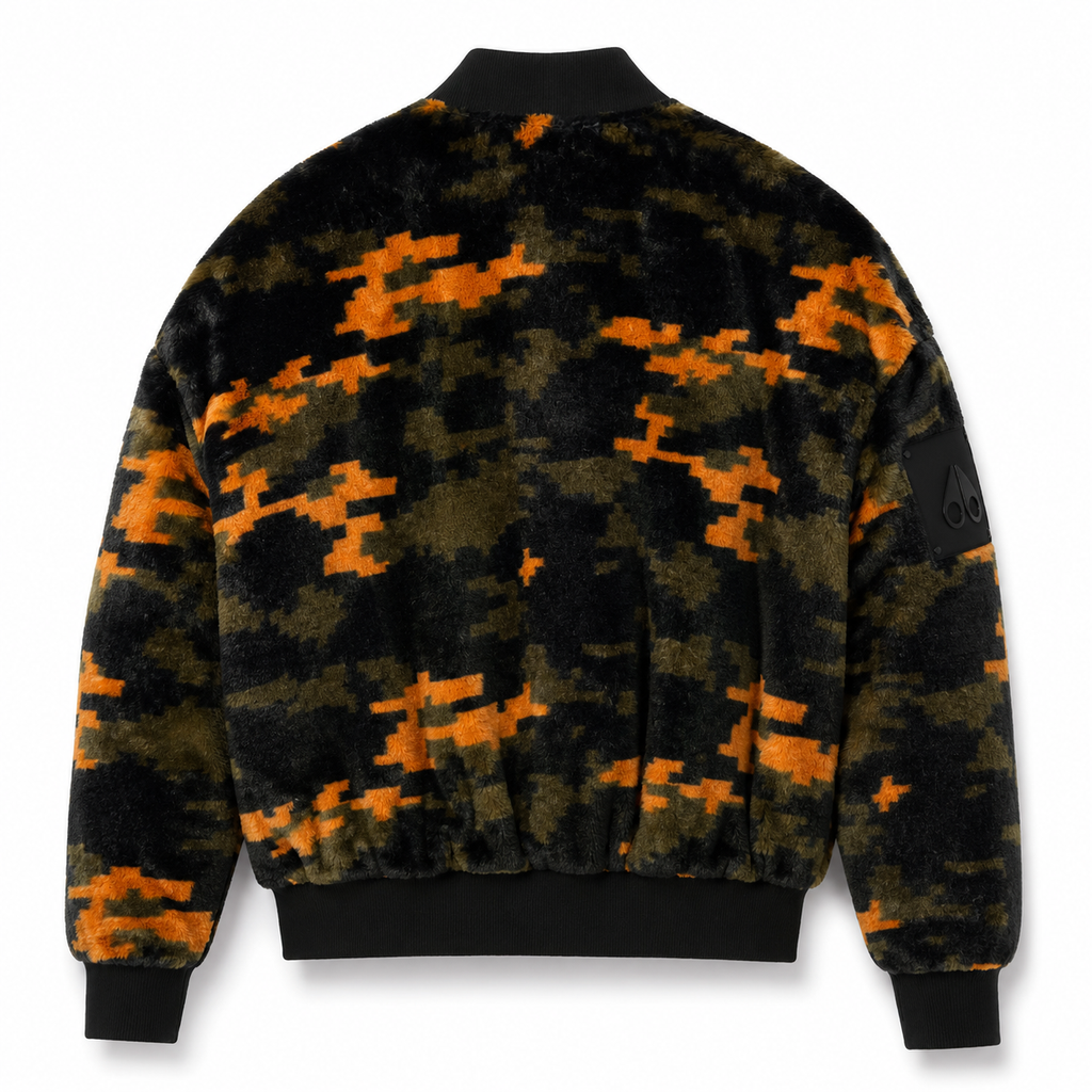 Moose knuckles Women Bomber Fur Camouflage