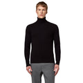 Alpha Studio Men Turtleneck Sella Merino Black