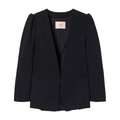 Twinset Women Jacket Blazer Sleeve Sbuffo Black