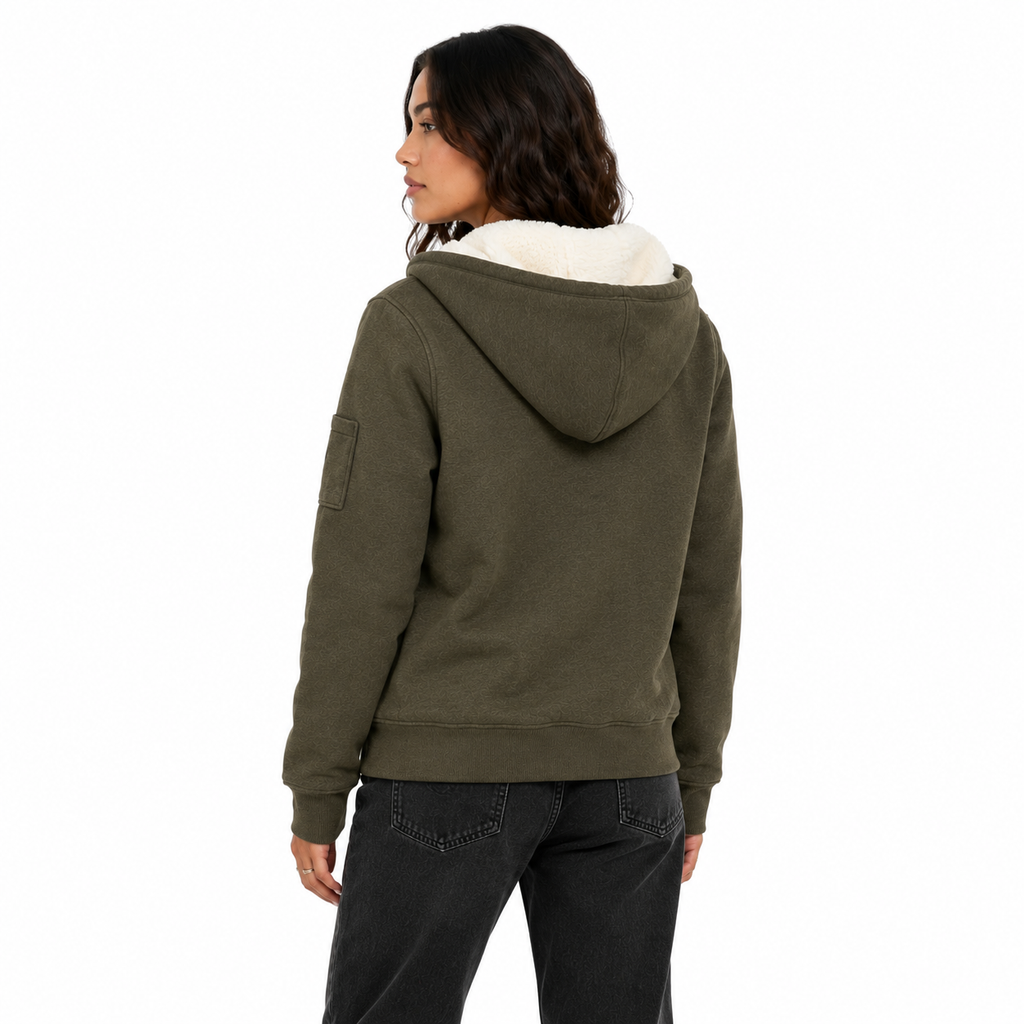 Moose knuckles Women Sweatshirt Funny Green
