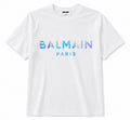 Balmain Men T-Shirt Balmain Paris Fluo White