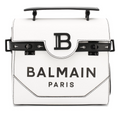 Balmain Women Flap Over Shoulder Bag White