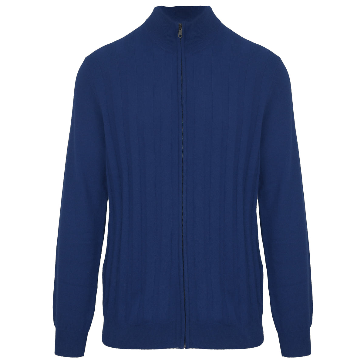 Malo Men Cardigan Zip Zaffiro Blue