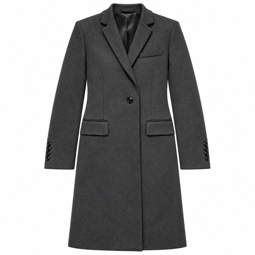 Dolce & Gabbana Men Coat Breasted Grey