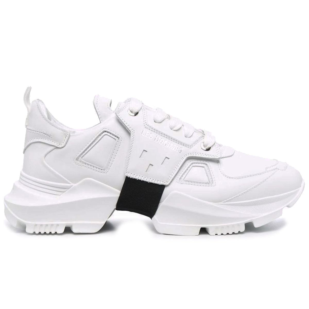 Les Hommes Men low-top Trainers White
