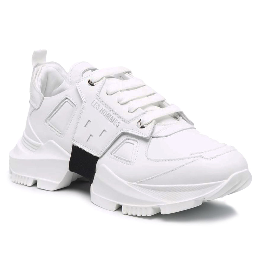 Les Hommes Men low-top Trainers White