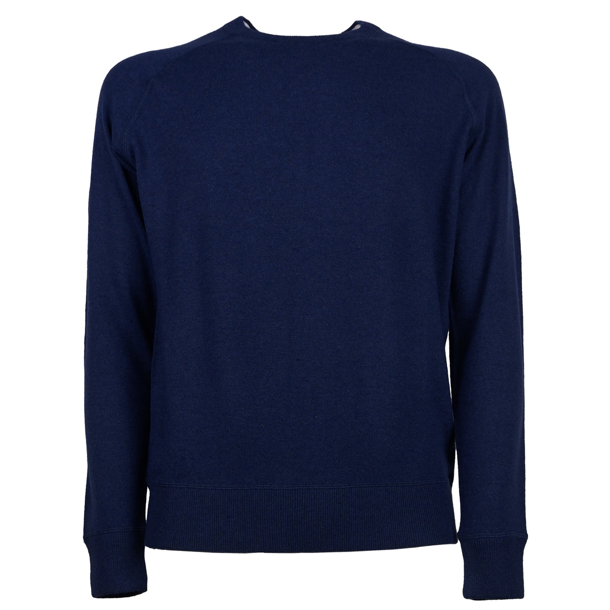 Emilio Romanelli Men Crew Neck Inchiostro Sweaters Blue