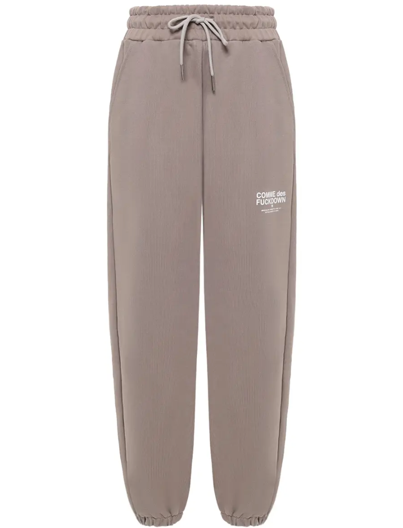 Comme Des Fuckdown Women Trousers Sweatshirt Print Grey