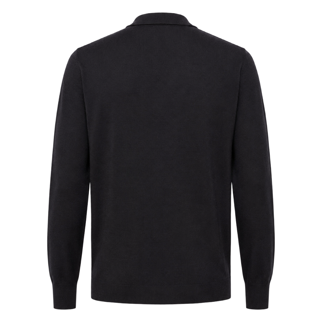 Alpha Studio Men Polo Merinos Ultrafine Blue