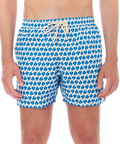MC2 Saint Barth Men Micro Patterned Stingray Swimwear Light Blue