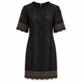 Dolce & Gabbana Women Dress Lace Strass Black