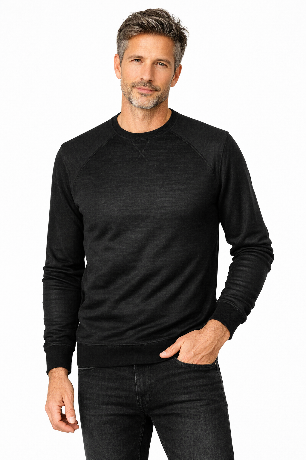 Emilio Romanelli Men Collection Sweaters Black