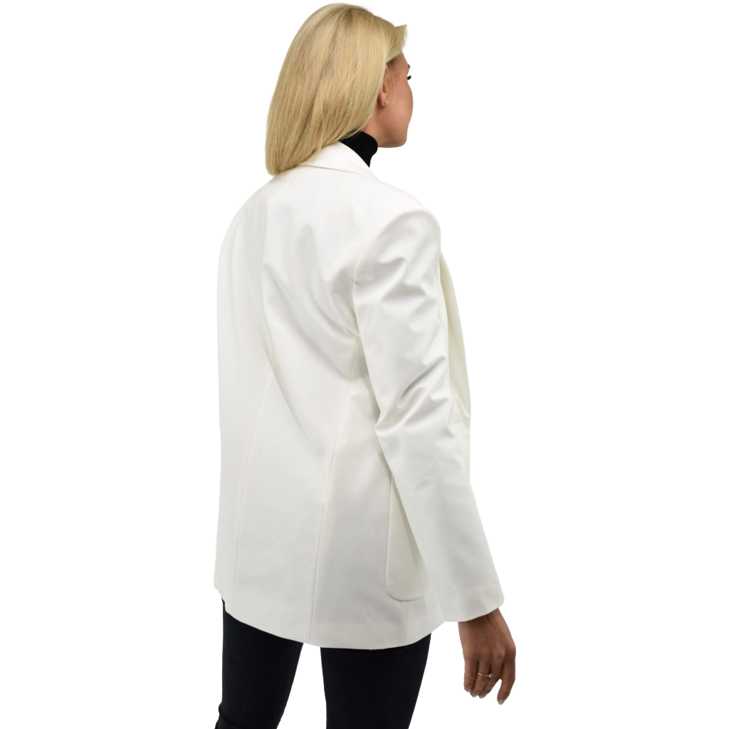 Patrizia Pepe Women Jacket Single-Breasted Padded White
