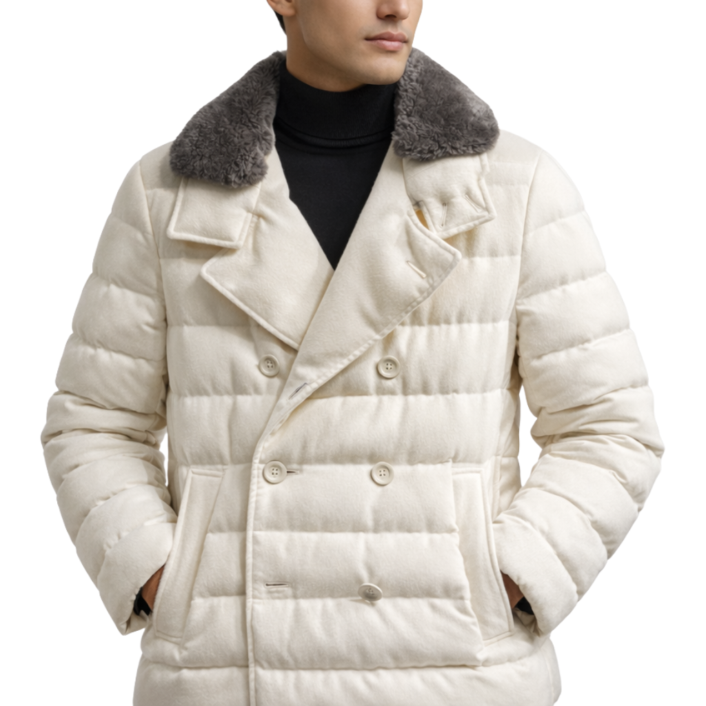 Herno Men Jacket Doppio Petto White