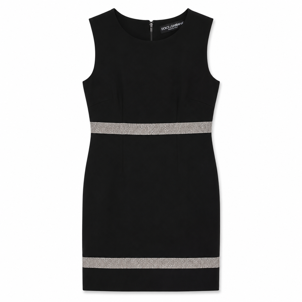 Dolce & Gabbana Women Dress Sleeveless Cristalli Black
