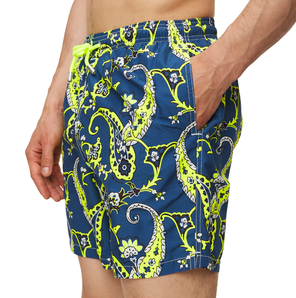 MC2 Saint Barth Men Lighting Indie Vibe Swimwear Blue