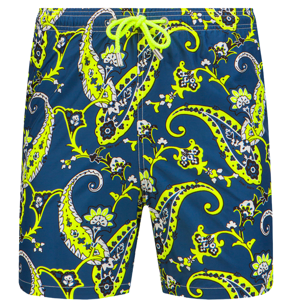 MC2 Saint Barth Men Lighting Indie Vibe Swimwear Blue