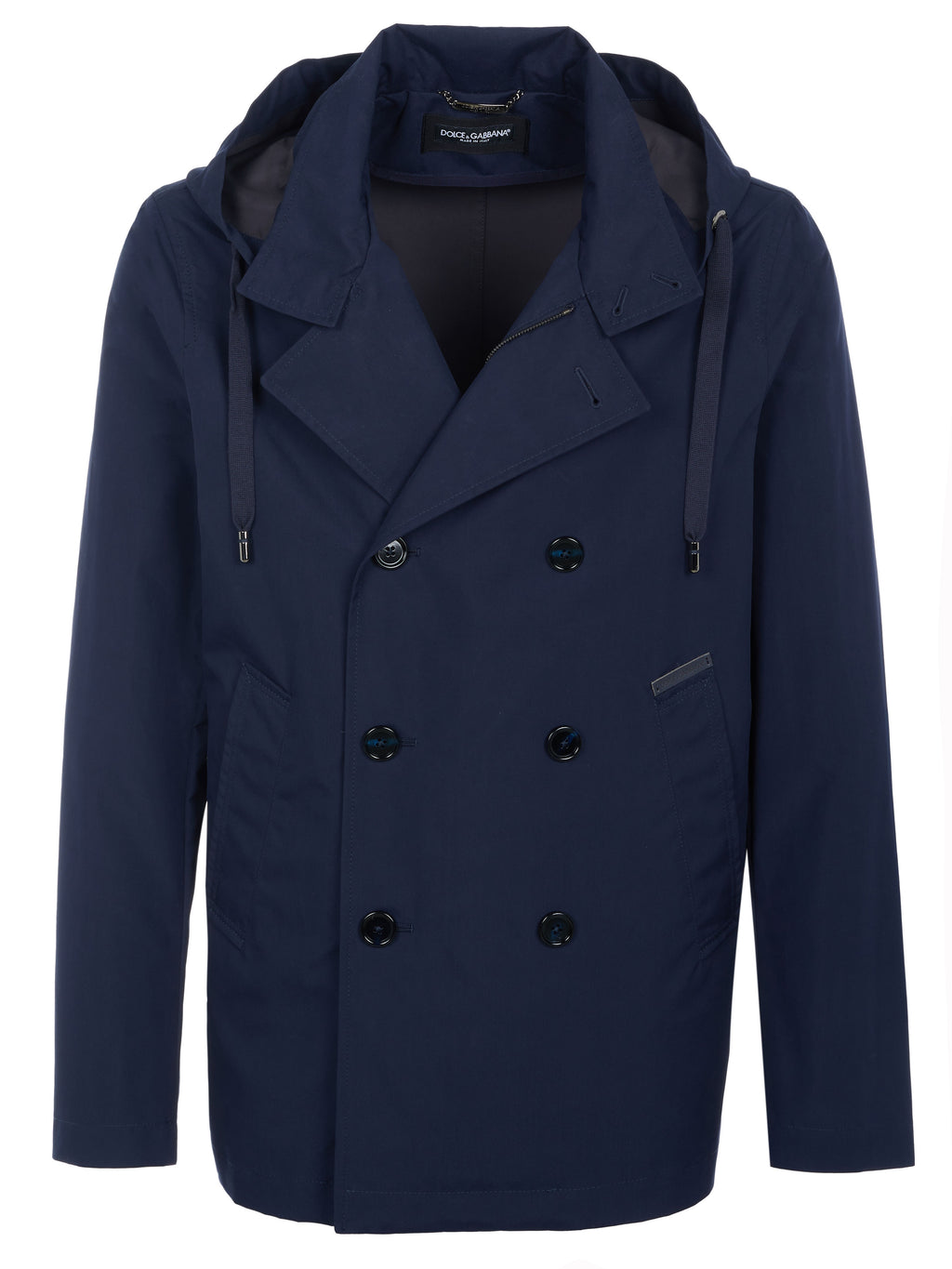 Dolce & Gabbana Men Jacket Double Face Navy Blue