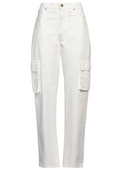 Pinko Women Trousers Cargo Caty White