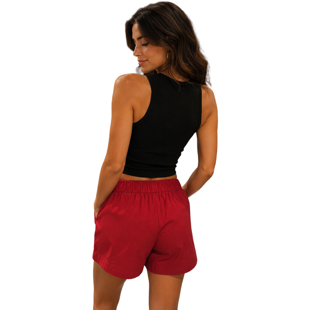 Parajumpers Women Shorts Lallie Red