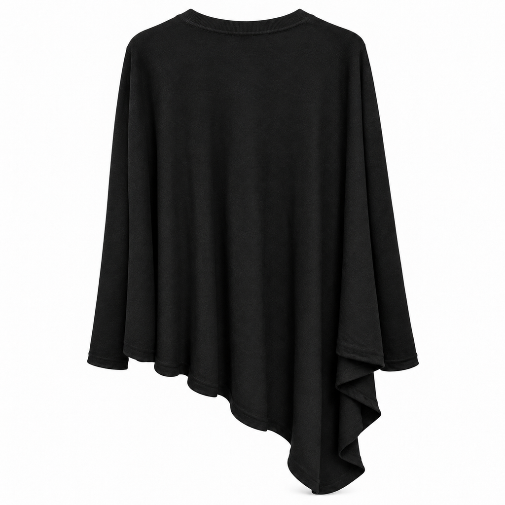 anna molinari Women Crew Neck Asimmetrico Sweaters Black