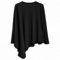 anna molinari Women Crew Neck Asimmetrico Sweaters Black