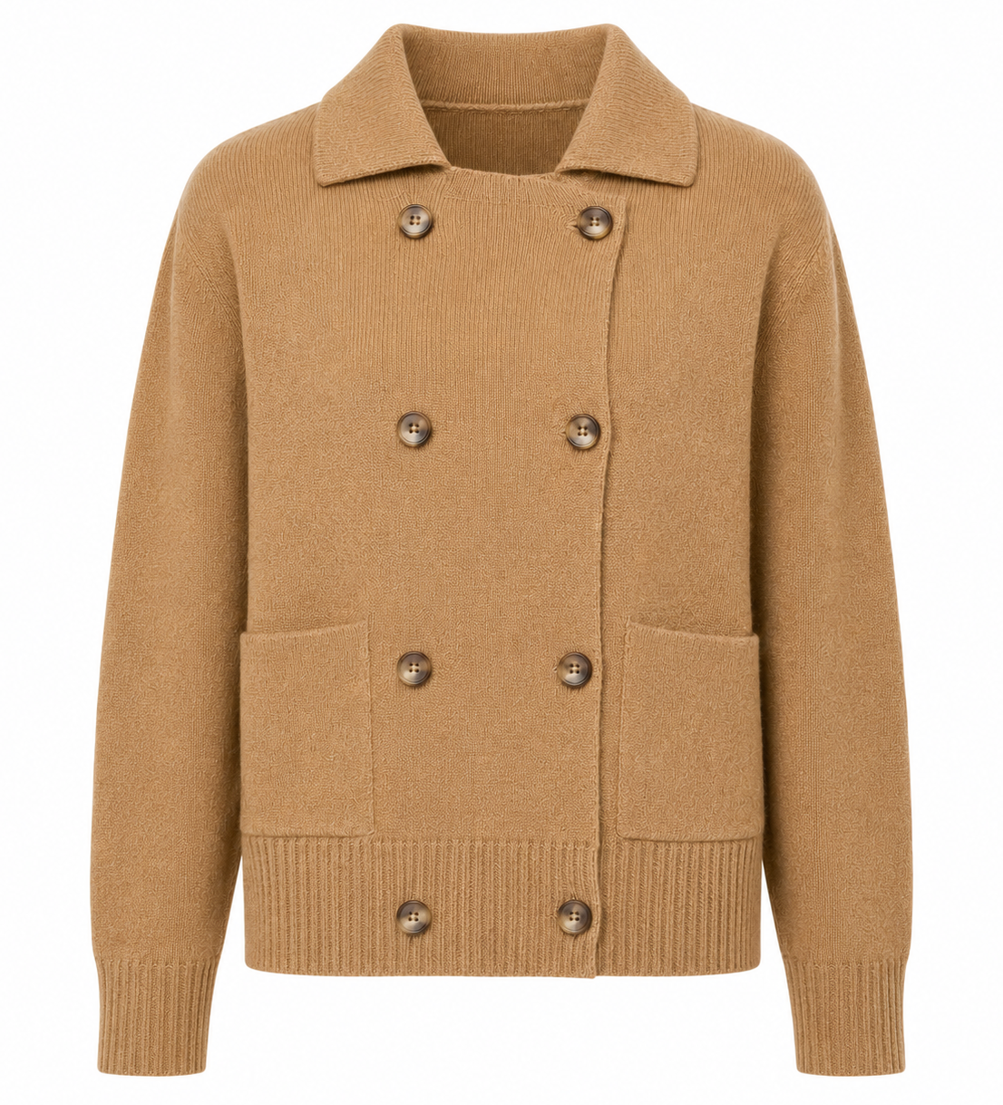 Alpha Studio Women Jacket Doppio Petto Retrò Camel