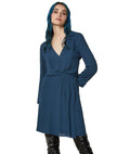 Patrizia Pepe Women Dress Midi Petrol Blue