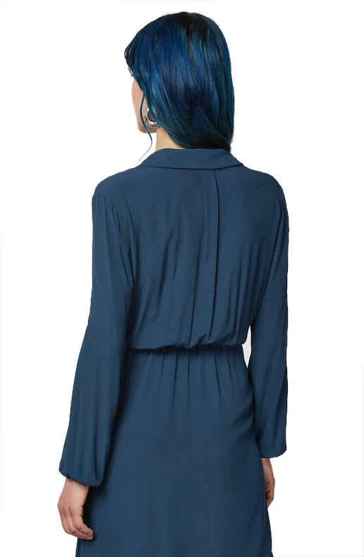 Patrizia Pepe Women Dress Midi Petrol Blue