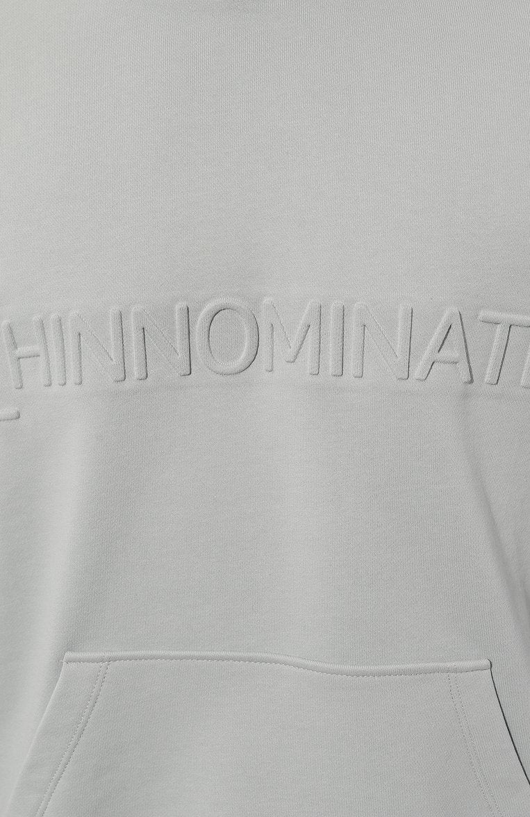 Hinnominate Men Sweatshirt Embossed Grey