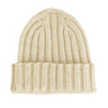 100% Cashmere Unisex Beanie Cashmere Beige