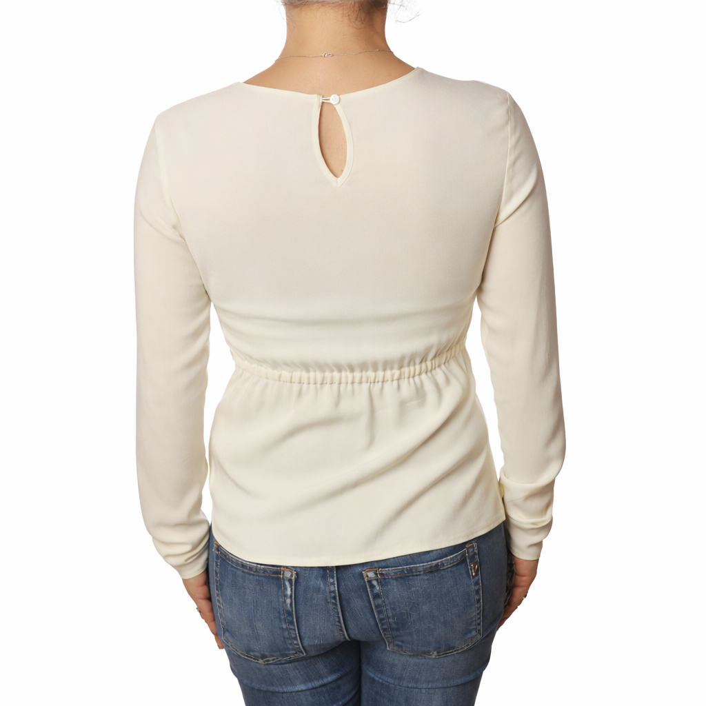 Patrizia Pepe Women Blusa Incrociato Formal Jacket White