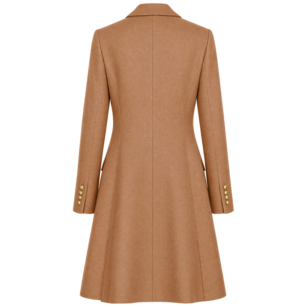 Loro Piana Fabric Women Coat Cammello Camel