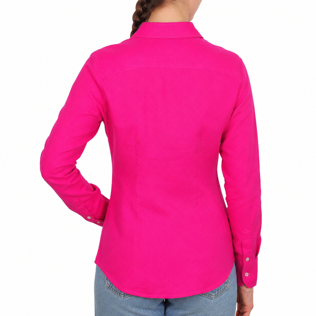 Bagutta Women Shirt Linen Fuxia Fuchsia