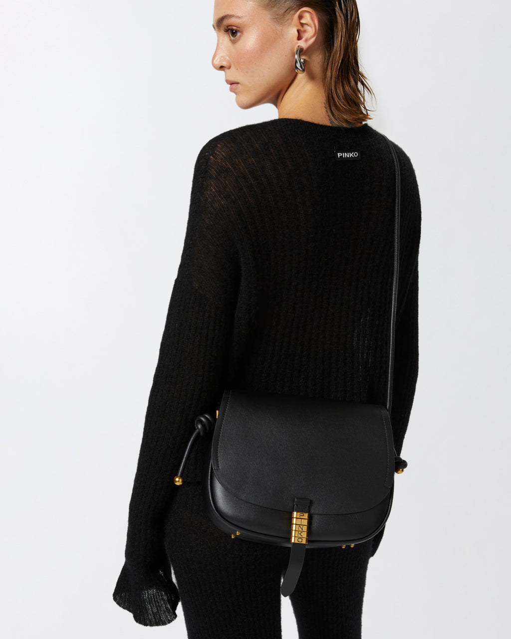 Pinko Women Saddle Classic Crossbody Bags Black