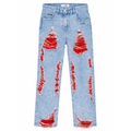 Fifty Made Women Jeans Ripped Blue
