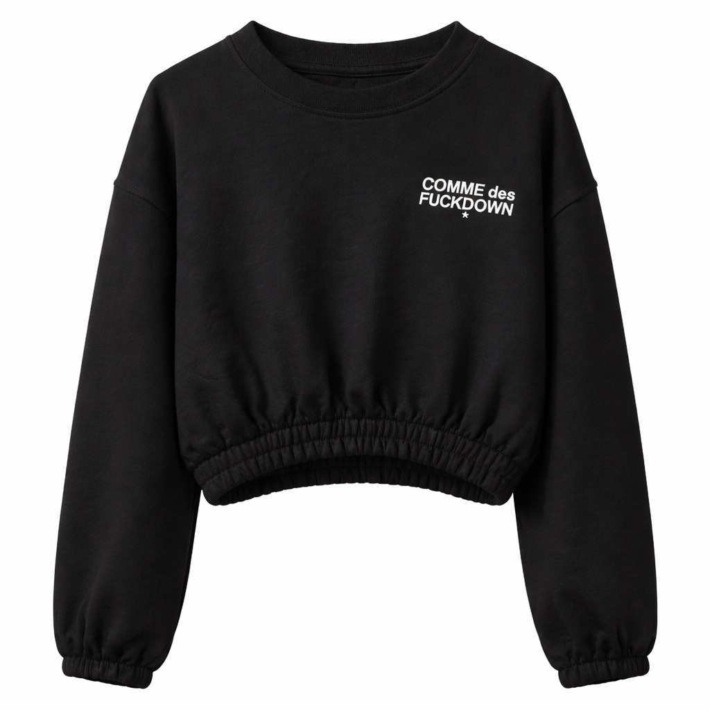 Comme Des Fuckdown Women Sweatshirt Black