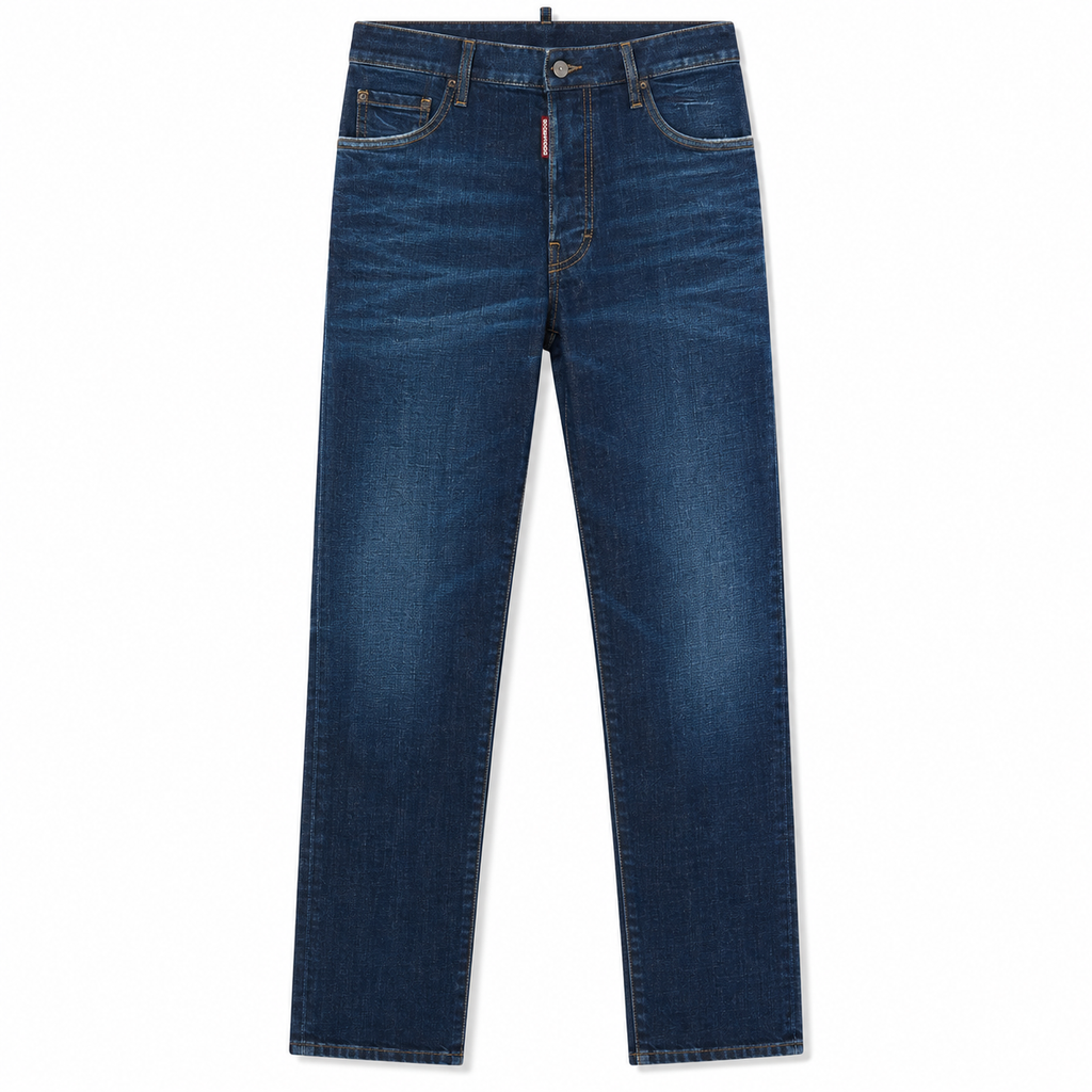 Dsquared2 Men Denim Pockets Jeans Blue