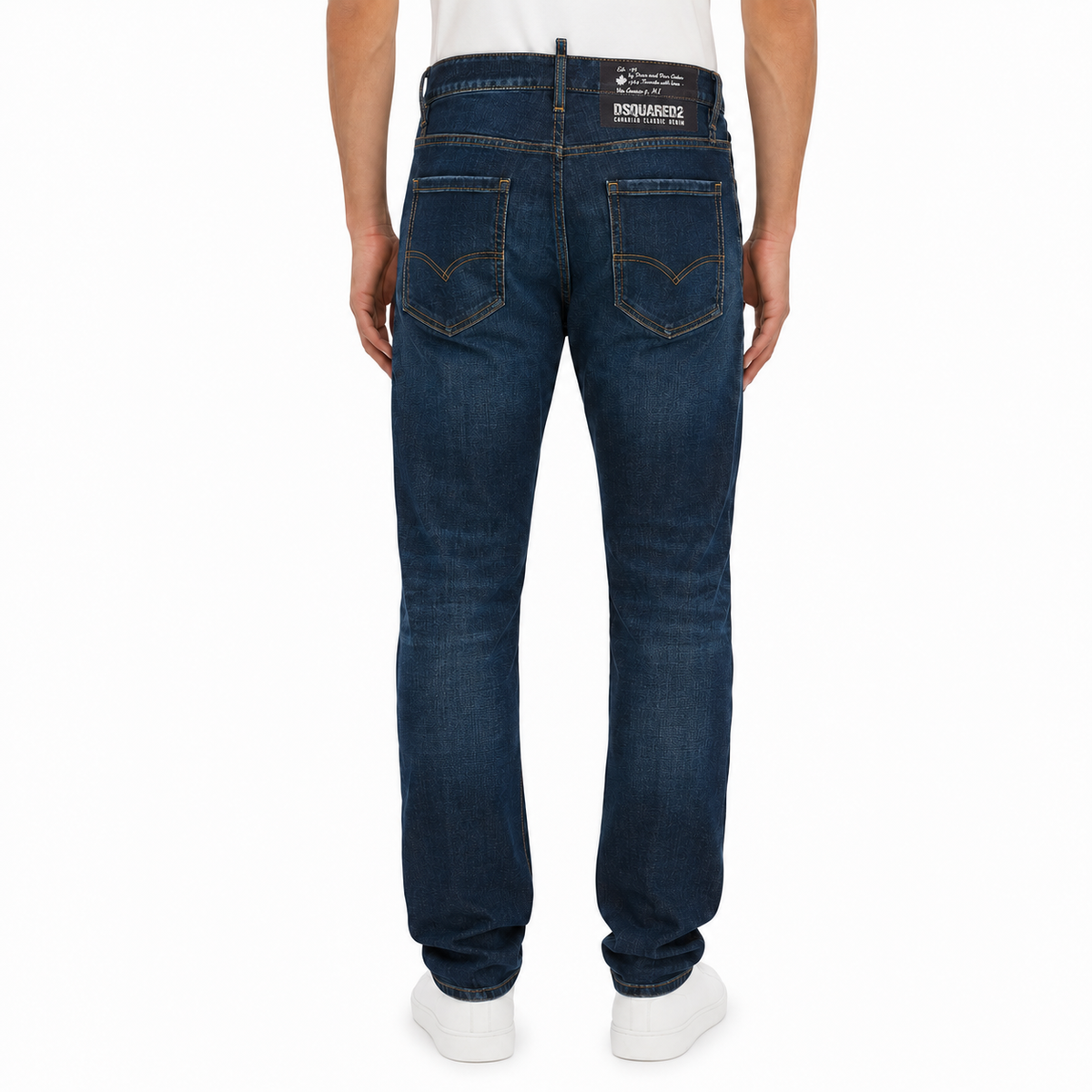Dsquared2 Men Denim Pockets Jeans Blue