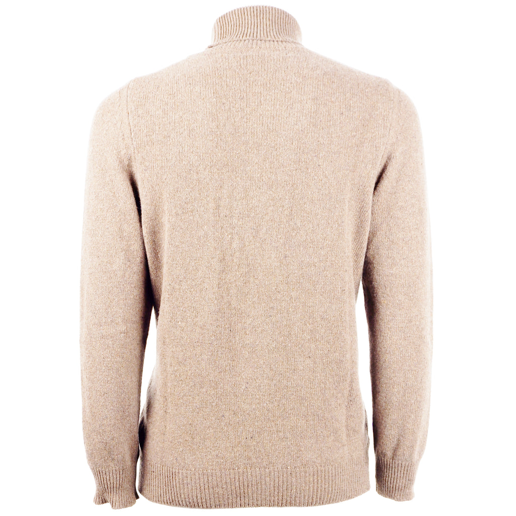 Emilio Romanelli Men Turtleneck Cashmere Beige