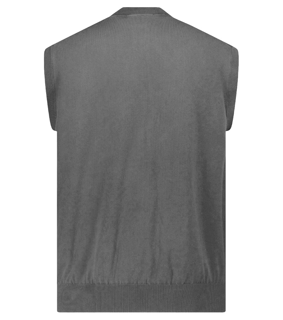 Alpha Studio Men Vest Zip Grey