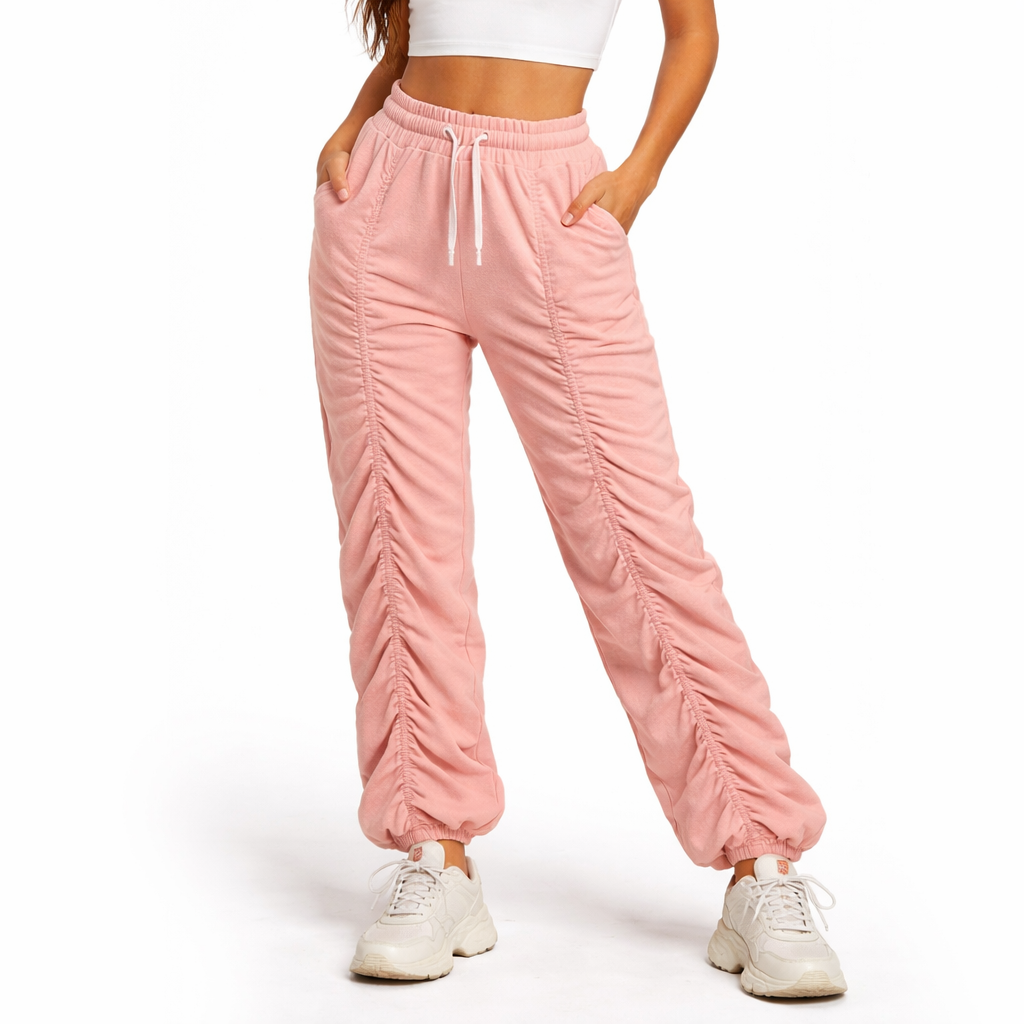 Comme Des Fuckdown Women Trousers Sweatshirt Pink