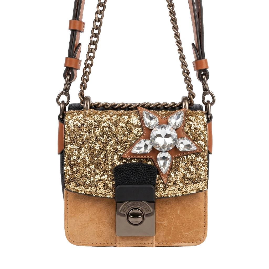 Maison Margiela Women Bag Lock Square Brown