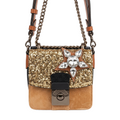 Maison Margiela Women Bag Lock Square Brown