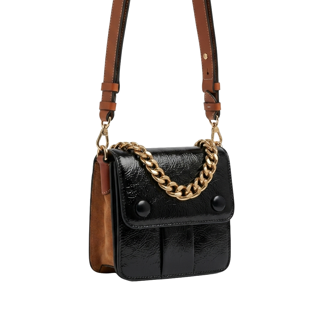 Maison Margiela Women Bag Lock Square Brown