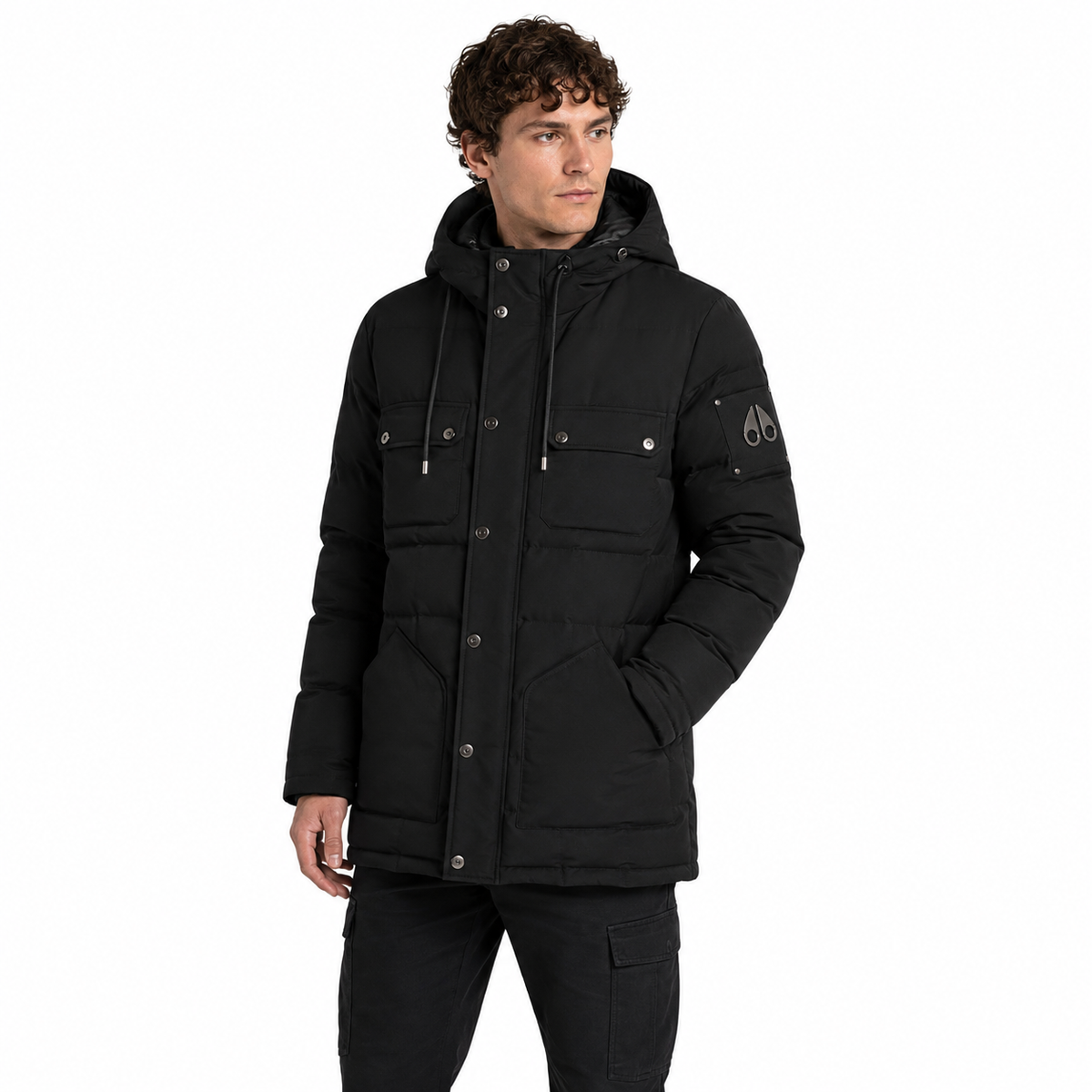 Moose knuckles Men Jacket Quilted Black