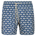 MC2 Saint Barth Men Swimsuit Patterned Padel Blue